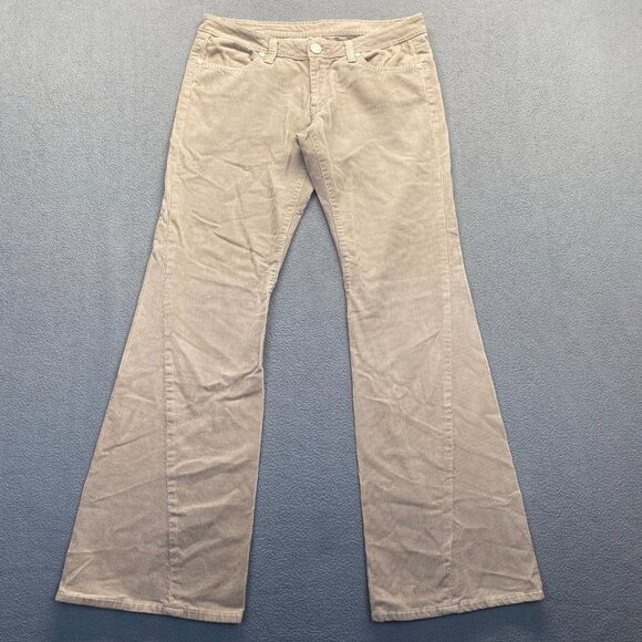BCBGMAXAZRIA Women's Corduroy Pants Size 29,Beige,Stretch - Picture 1 of 14